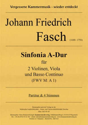 Sinfonia A-Dur (FWV M: A 1)