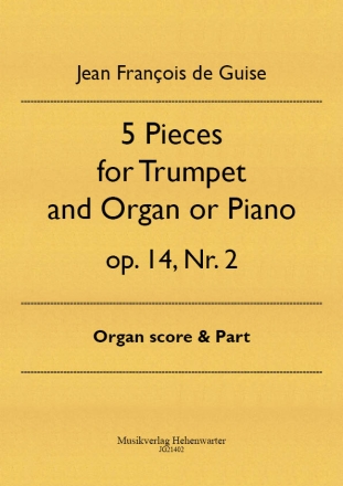 5 Pieces for Trumpet  and Organ or Piano op. 14, Nr. 2