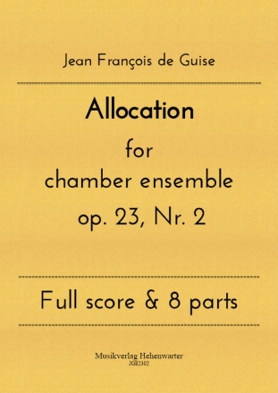 Allocation for chamber ensemble op. 23, Nr. 2