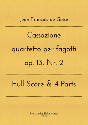 Cassazione quartetto per fagotti