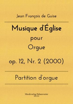 Musique dglise pour orgue