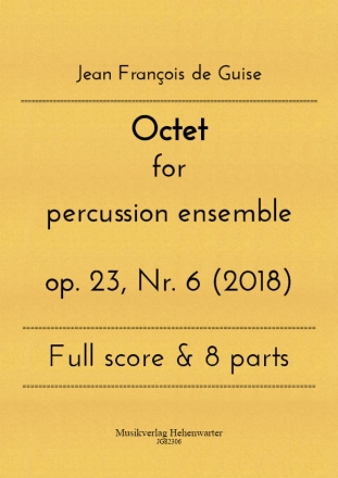 Octet for percussion ensemble op. 23, Nr. 6