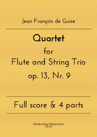 Quartet for Flute and String Trio op. 13, Nr. 9