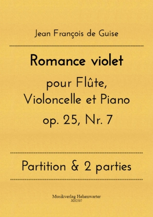 Romance violet pour Flte, Violoncelle et Piano op. 25, Nr. 7