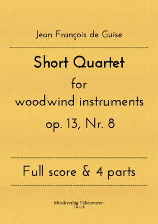 Short Quartet for woodwind instruments