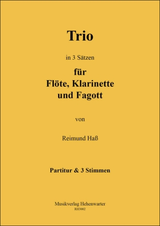 Trio in 3 Stzen fr Flte, Klarinette und Fagott