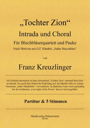 Tochter Zion Intrada und Choral