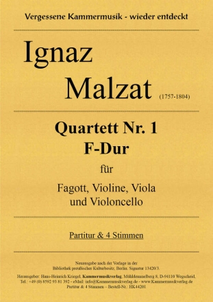 Quartett Nr. 1  F-Dur