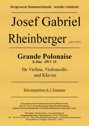 Grande Polonaise  E-Dur JWV 25