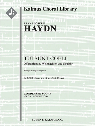 Tui Sunt Coeli (organ conductor score) Scores