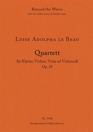 Quartett op. 28   fr Klavier, Violine, Viola und Violoncello Partitur und Stimmen