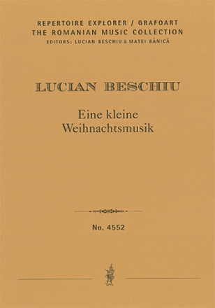 Eine kleine Weihnachtsmusik after German Christmas carols for piano solo (first print) The Romanian Music Collection Performance Score