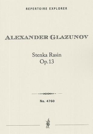 Stenka Rasin Op. 13, Symphonic Poem Orchestra