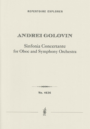 Sinfonia Concertante for oboe and symphony orchestra (including oboe part / first print) Solo Instrument(s) & Orchestra