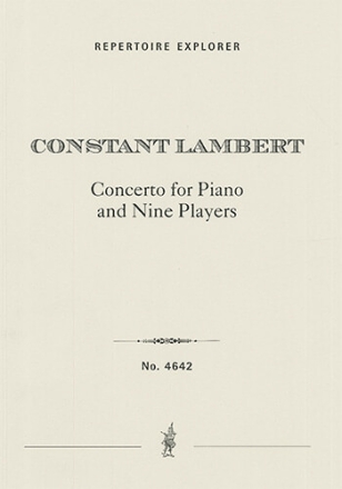 Concerto for Solo Pianoforte and Nine Players Keyboard & Orchestra