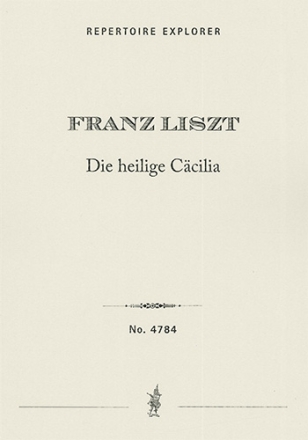 Die Heilige Ccilia (St. Cecilia), legend for a mezzo-soprano voice with choir and orchestra accompa Choir/Voice & Orchestra