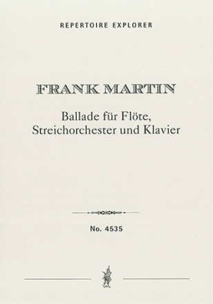 Ballade pour flte, orchestre  cordes et piano Solo Instrument(s) & Orchestra