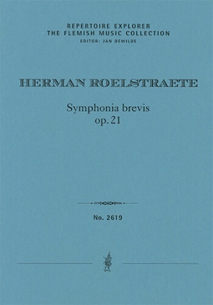 Symphonia brevis Op. 21 for string orchestra (score and parts / first print) The Flemish Music Collection Set Score & Parts