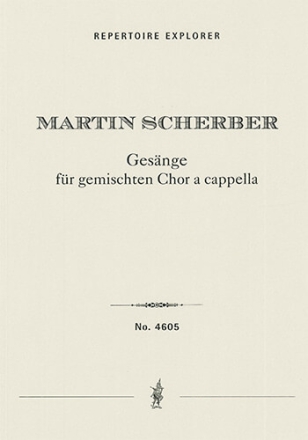 Collected Songs for 4-, 5-, 6- and 8-part mixed choir a cappella (performance score/first print) Choir a cappella Performance Score