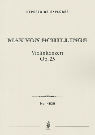 Violin Concerto Op. 25, including authorized abridgements by the composer Violin & Orchestra