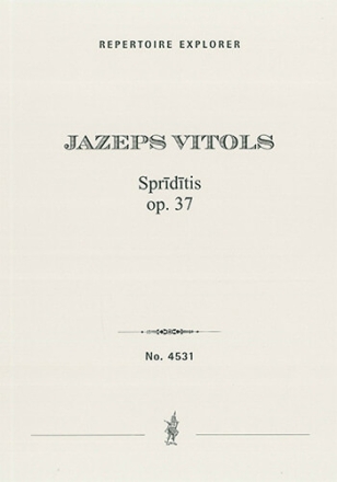 Spriditis Op. 37 for orchestra Orchestra