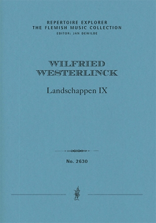 Landscapes IX for Piano quartet (first print / score and parts) The Flemish Music Collection Set Piano Performance Score & string parts