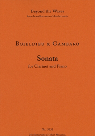 Sonata for Clarinet and Piano (Piano Performance Score & solo part) Winds with piano Piano Performance Score & Solo Clarinet