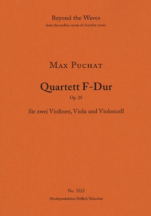 Quartet for two violins, viola and violoncello in F major op.25 (Set score & parts) String Instrument(s) Set Score & Parts