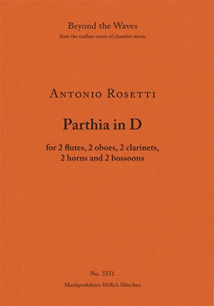 Partita in D for 2 flutes, 2 oboes, 2 clarinets, 2 horns and 2 bassoon (Set score & 10 parts) Wind Instrument(s) Set Score & Parts