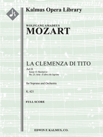 La Clemenza di Tito  Act II F/O sc Scores