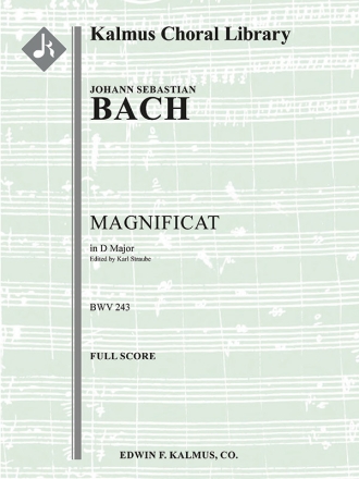 Magnificat in D, BWV 243 (orch score) Scores