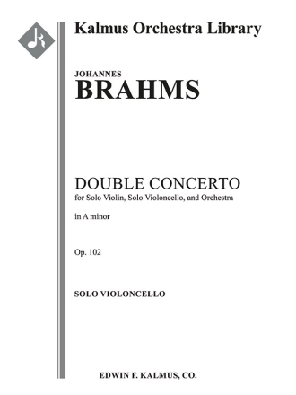 Double Concerto Violin and Cello Solo VC Full Orchestra