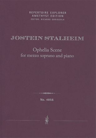 Ophelia Scene for mezzo soprano and piano (Performance score / first print) Chamber Music with Piano Performance Score