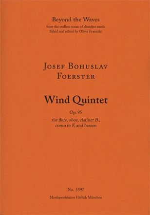 Wind Quartet Op. 95 for flute, oboe, clarinet, corno, bassoon (Compl. Score with piano reduction & p Wind Instrument(s) Complete score with piano reduction & 5 wind parts