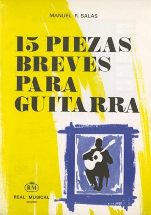 Manuel Salas, 15 Piezas Breves para Guitarra Gitarre Buch