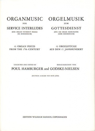 Organmusic For Service Interludes Orgel Buch