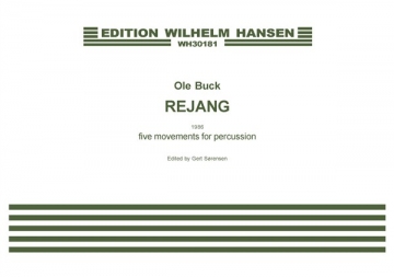 Ole Buck, Rejang Percussion Buch