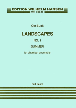 Sommer - Landscapes no.1 for chamber ensemble score