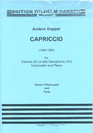 Capriccio for clarinet in A (alto sax), cello and piano