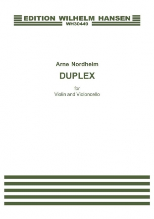 Arne Nordheim, Duplex Violin and Cello Buch