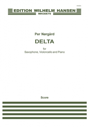 Per Nrgrd, Delta Saxophone, Cello and Piano Partitur + Stimmen