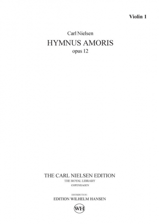 Carl Nielsen, Hymnus Amoris Op. 12 Orchestra Stimmen-Set