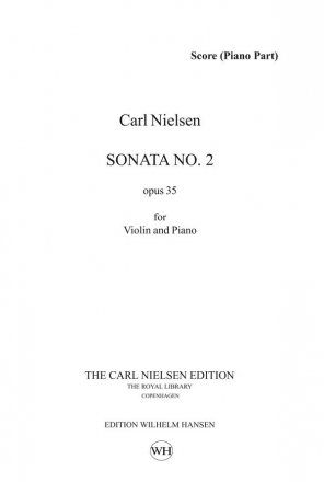 Carl Nielsen, Sonata No. 2 Op. 35 Violine und Klavier Partitur + Stimmen