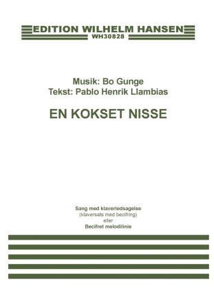 Bo Gunge_Pablo Henrik Llambias, En Kokset Nisse Vocal Partitur