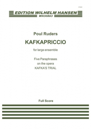 Poul Ruders, Kafkapriccio for Large Ensemble Ensemble Partitur