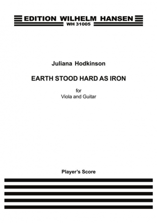 Earth Stood Hard As Iron Viola and Guitar Chorpartitur