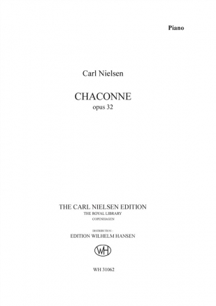 Carl Nielsen, Chaconne Op.32 Klavier Buch