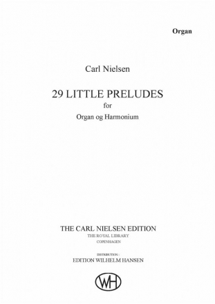 Carl Nielsen, 29 Little Preludes Op. 51 Orgel Buch