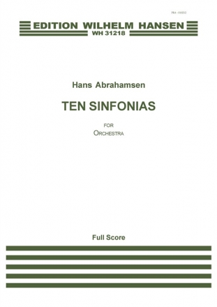 Hans Abrahamsen, Ten Sinfonias Orchestra Partitur