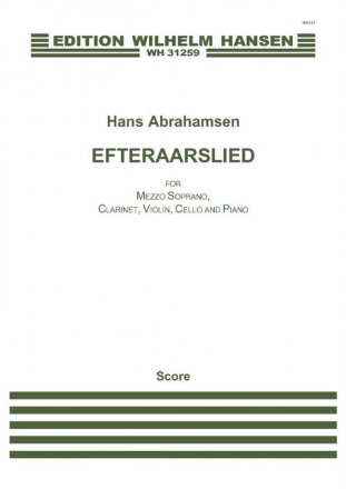 Hans Abrahamsen, Efteraarslied / Herbstlied Ensemble Partitur